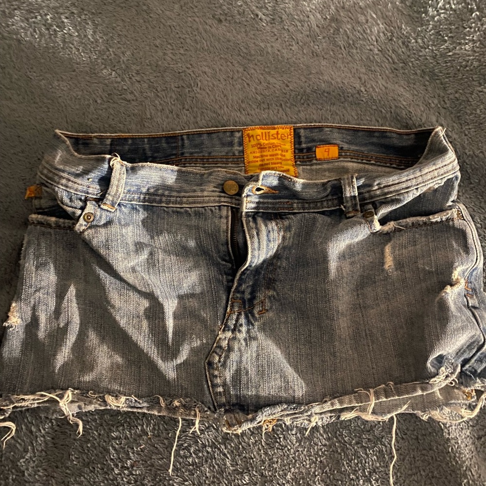 REAL VINTAGE MINI DENIM HOLLISTER SKIRT